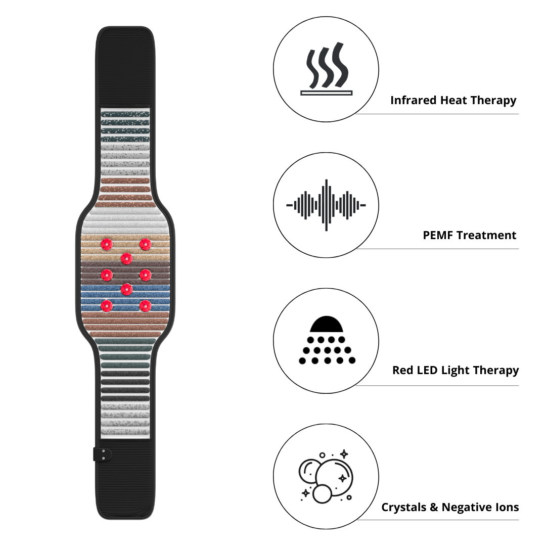 PEMF, Infrared & Red LED Therapy Body Belt